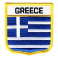 thumbnail image 1 of Greece Shield Patch, 1 of 1
