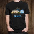 Greece Shirt Athens Tourist Tee Gift Black Size up to 4XL