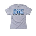thumbnail image 1 of Greece Track and Field - Olympic Games - Rio - Flag Girl's Cotton Youth Grey T-Shirt, 1 of 2