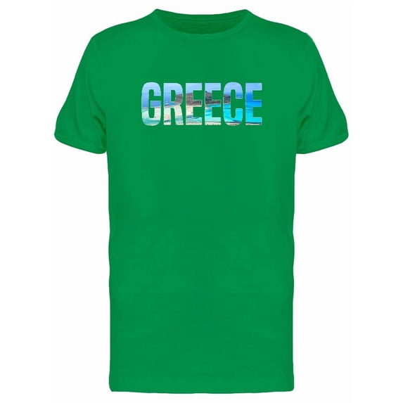 Greece, Travel Lovers Quote Tee Men's -Image by Shutterstock