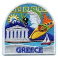 thumbnail image 1 of Greece World Showcase Travel Patch Souvenir History Vacation Embroidered Iron On, 1 of 2