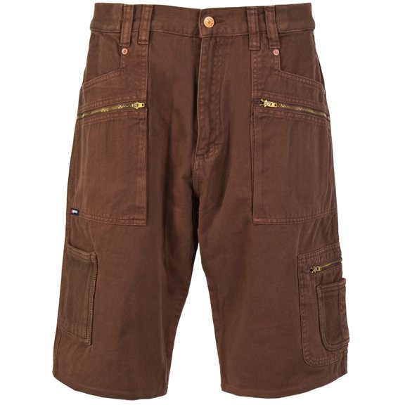 Greed - Brown Twill Serengeti Shorts - 30