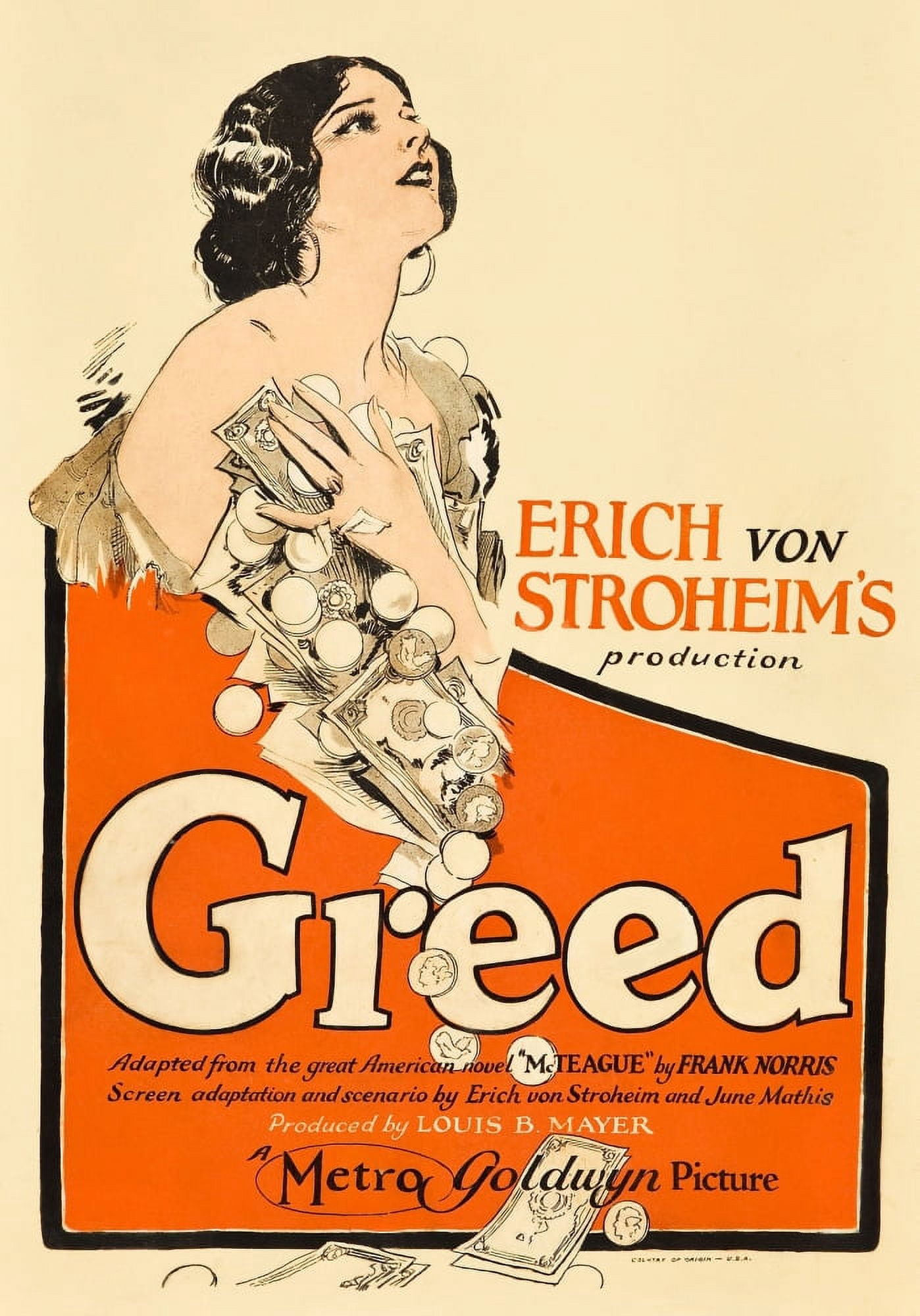 Greed Canvas Art - (11 x 17)