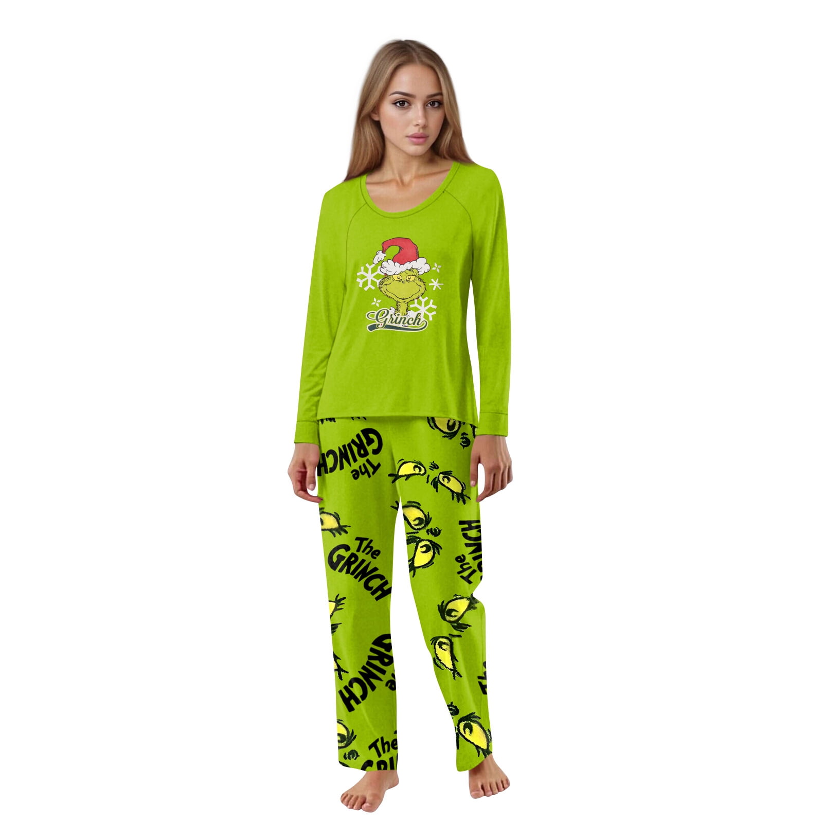 Greeinch Family Christmas Pajamas Pants Matching Pajamas For Family ...