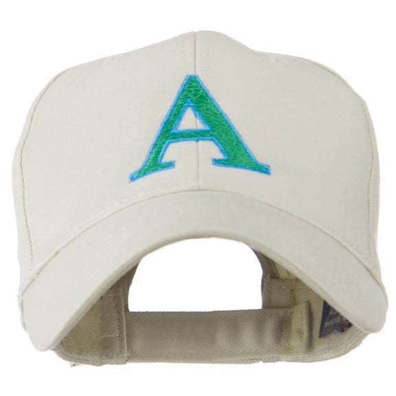 Greek Alphabet Alpha Embroidery Cap - Stone OSFM
