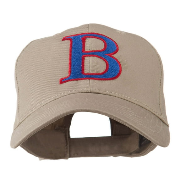 Greek Alphabet Beta Embroidered Cap - Khaki OSFM