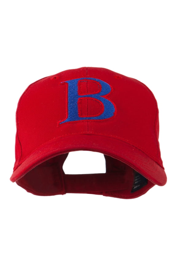 Greek Alphabet Beta Embroidered Cap - Red OSFM