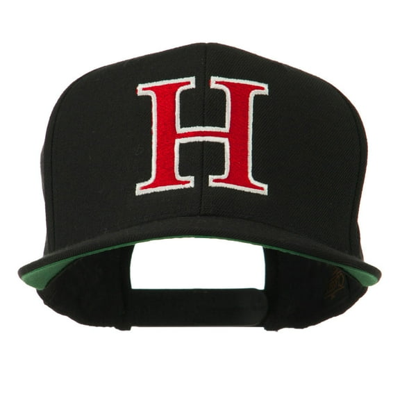 Greek Alphabet Eta Embroidered Cap - Black OSFM