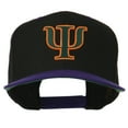 thumbnail image 1 of Greek Alphabet PSI Embroidered Classic Two Tone Cap - Black Purple OSFM, 1 of 5