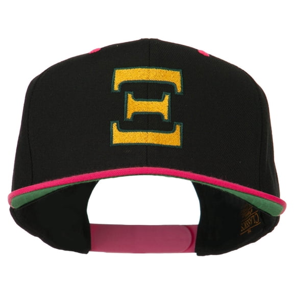 Greek Alphabet Xi Embroidered Classic Two Tone Cap - Black Pink OSFM