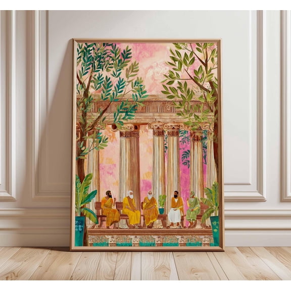 Greek Ancient Poster Mythology Wall Art Print History Decor Classical Gift Roman Print 1