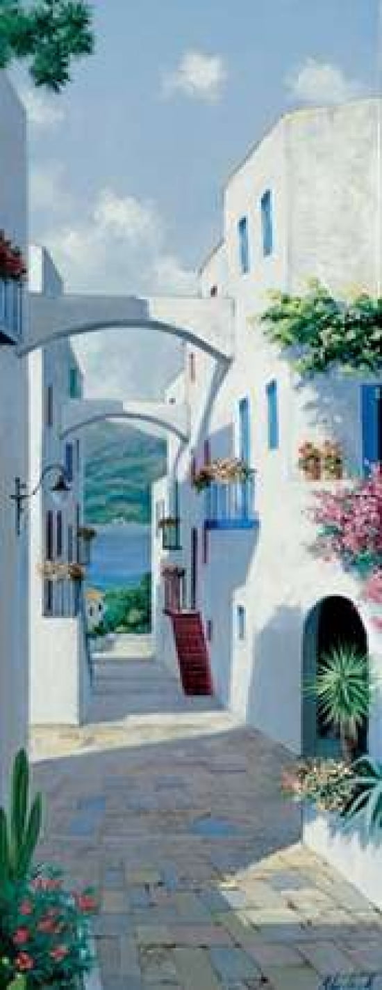 Greek Arch Canvas Art - Peter Motz (10 x 20)
