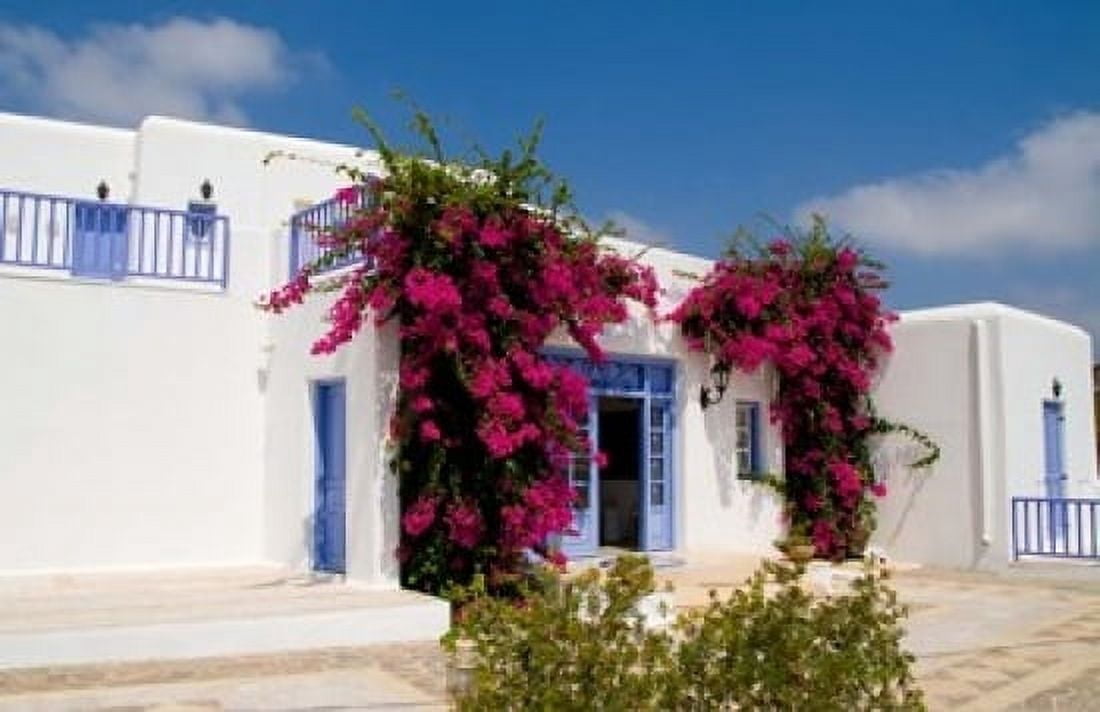 Greek Architecture Mykonos Greece Canvas Art - Bill Bachmann DanitaDelimont (17 x 11)