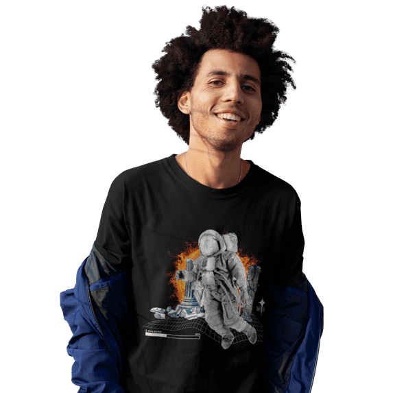 Greek Astronaut Unisex Jersey Short Sleeve Tee