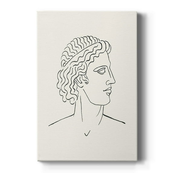 Greek Busts I Premium Gallery Wrapped Canvas - Ready to Hang