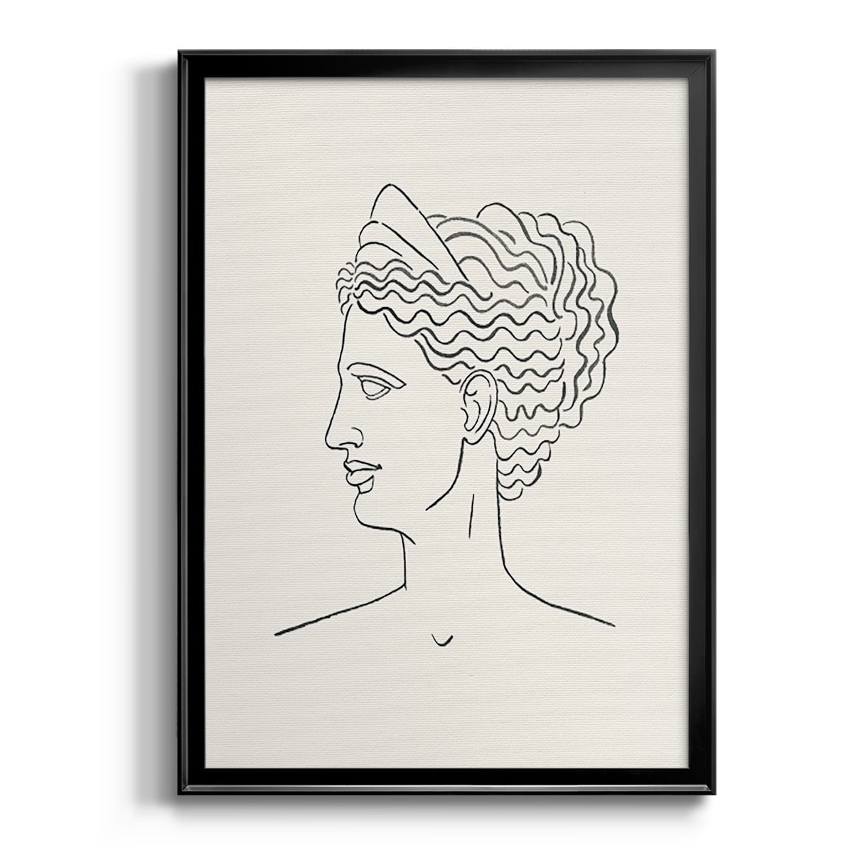 Greek Busts III Premium Framed Print - Ready to Hang