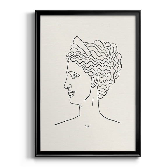 Greek Busts III Premium Framed Print - Ready to Hang