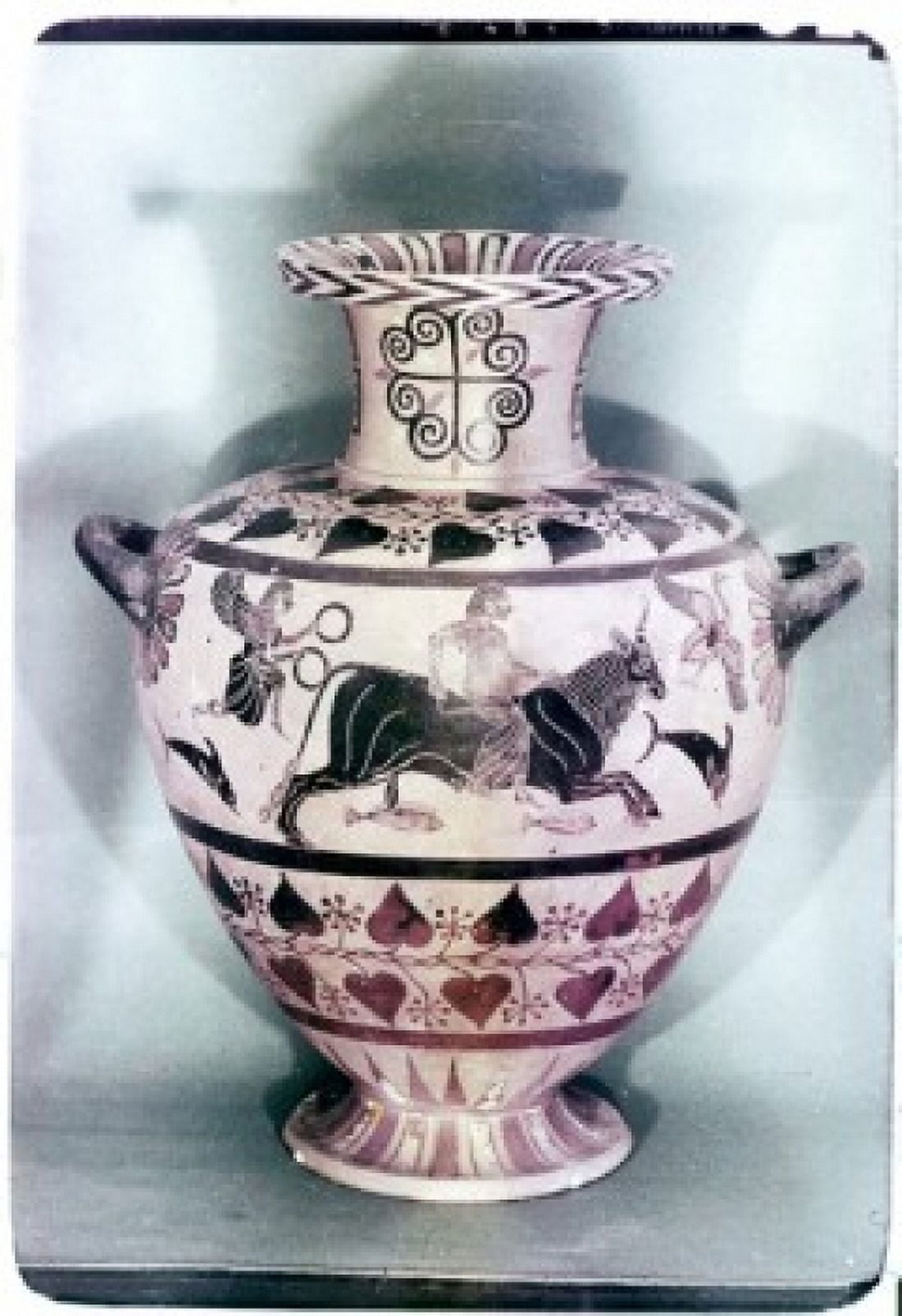 Greek Ceramic Vase Greek Art(- ) Canvas Art - (18 x 24)