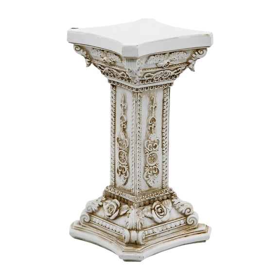 Greek Column Statues Decors Roman Pillar Statues Artistic Ornament Decorative Roman Column Pedestals for Garden Homes