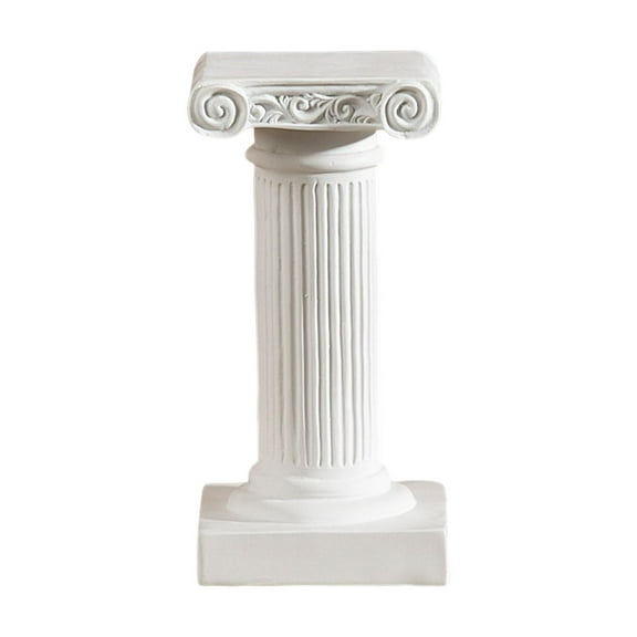 Greek Columns Base Stigma Alabaster Sculpture Northern Europe Resin White Roman Medium