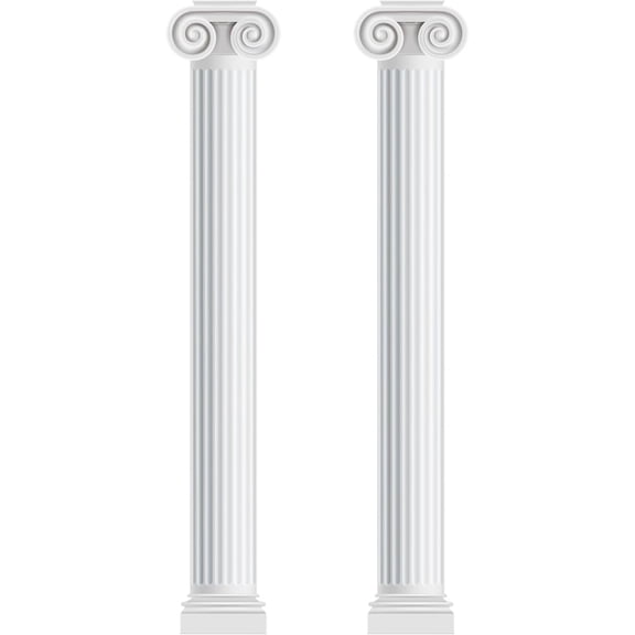 Greek Decor 2PCS Decorations Roman Empire Pillars Columns Toga Party Decoration Ancient Greece Pillar Wall Backdrop Mythology Themed Accents Cardboard Decorative Wedding Indoor Decoracion