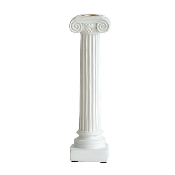 Greek European Style Roman Column Aroma Candle Holder Creative Ornaments Home Decoration Resin Material Good Modelling Fine Craft Used to Celebrate Festival and Decorate Home