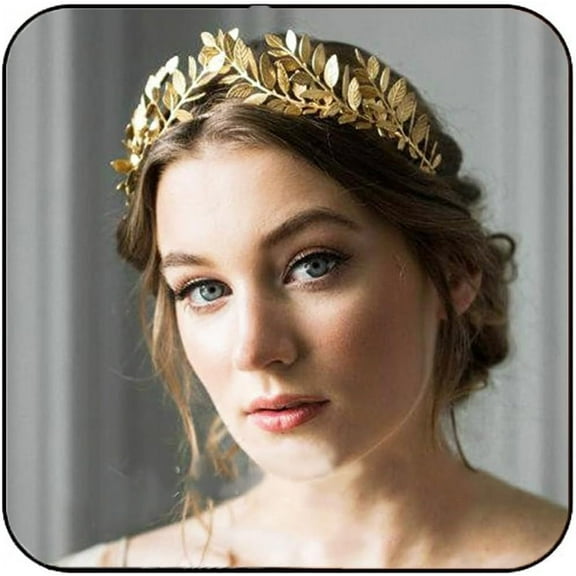 Greek Goddess Headband Accessories Gold Leaf Crown for Women HG001