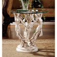 thumbnail image 1 of Greek Goddesses Glass-Topped Sculpture Statue Occasional Table, 1 of 1