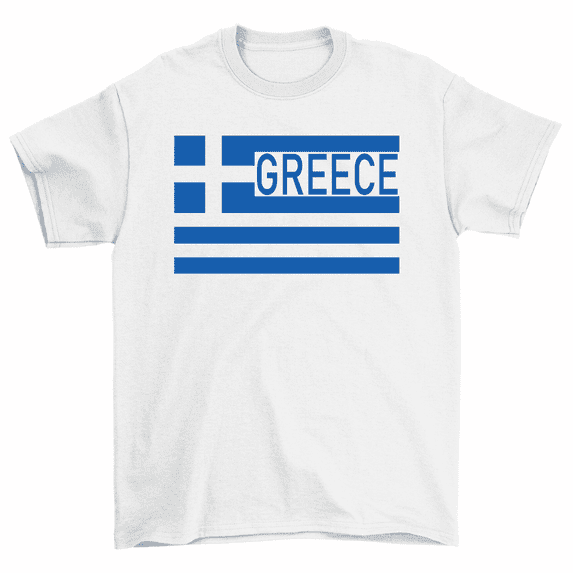 Greek Greece Flag Gift T-Shirt Men Women Unisex