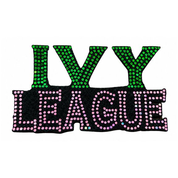 Greek Green (Ivy League) Bling Patch Set