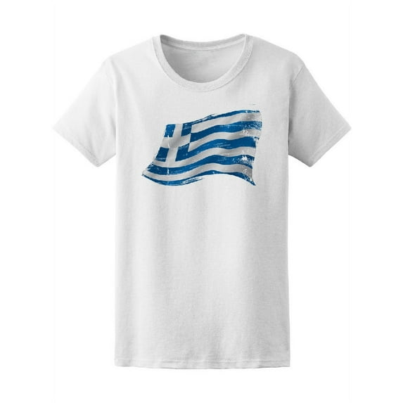 Greek Grunge Flag T-Shirt Men -Image by Shutterstock, Male x-Large
