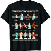 Greek History Gods And Goddesses Ancient Legends T-Shirt