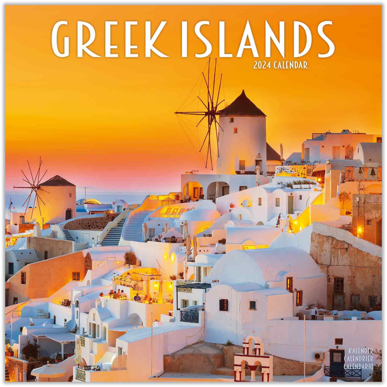 Greek Islands Calendar 2024 - Greek Islands Premium Wall Calendar 2024