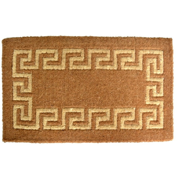 Greek Key Door Welcome Mat 30-in 18-in