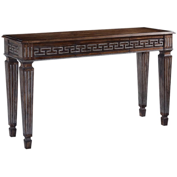 Greek Key Solid Wood Console Table-Neoclassic Design