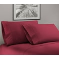 thumbnail image 1 of Greek Key Ultra Soft 1800 Series Egyptian Comfort 3 Piece Sheet Set (Twin, Burgundy), 1 of 3