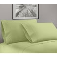 thumbnail image 1 of Greek Key Ultra Soft 1800 Series Egyptian Comfort 4 Piece Sheet Set (Full, Sage), 1 of 3