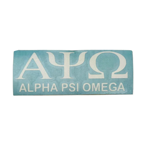 Greek Letters - Fraternity Sorority Custom Decal Vinyl Laptop Decal Bumper Stick