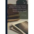 thumbnail image 1 of Greek Literary Papyri; in two Volumes. Texts, Translations and Notes by D.L. Page: 1 (Paperback), 1 of 1