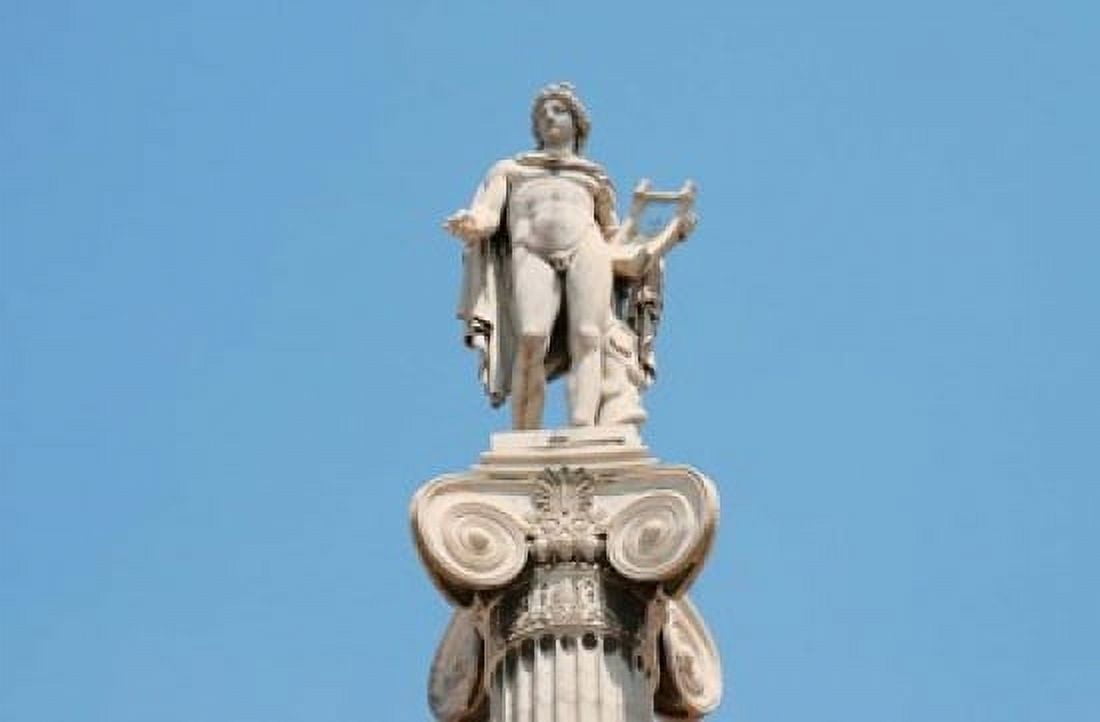 Greek Mythology Apollo Statue at Athens Academy Greece Canvas Art - Prisma Archivo DanitaDelimont (37 x 24)