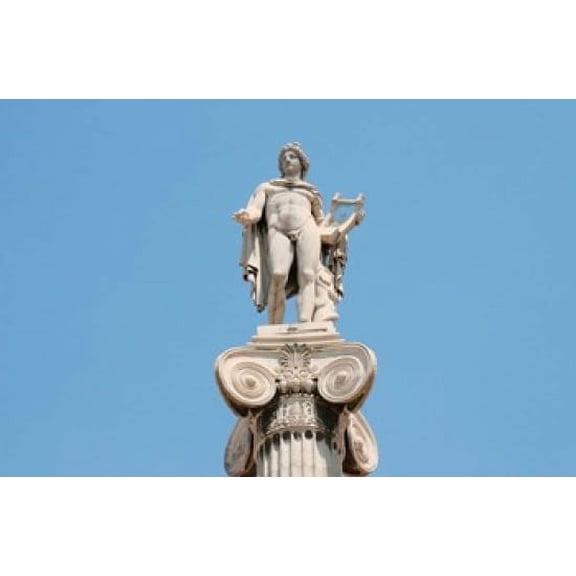 Greek Mythology Apollo Statue at Athens Academy Greece Canvas Art - Prisma Archivo DanitaDelimont (37 x 24)