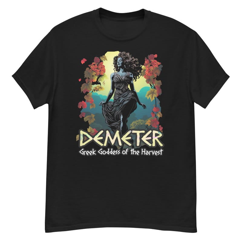 Greek Mythology Goddess Demeter Graphic TShirt Ancient Harvest Gift,for ...