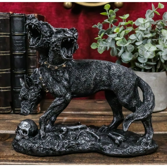 Greek Mythology Guardian 3 Headed Hydra Hound Dogs Of Hades Cerberus Figurine