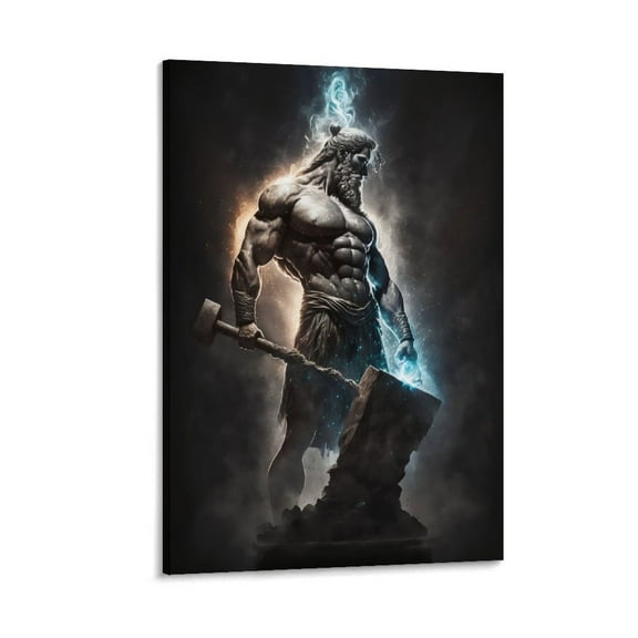 Greek Mythology Hephaestus God Smith Poster Art Poster Canvas Painting Decor Wall Print Photo Gifts Home Modern Decorative Posters 24x36inch(60x90cm)
