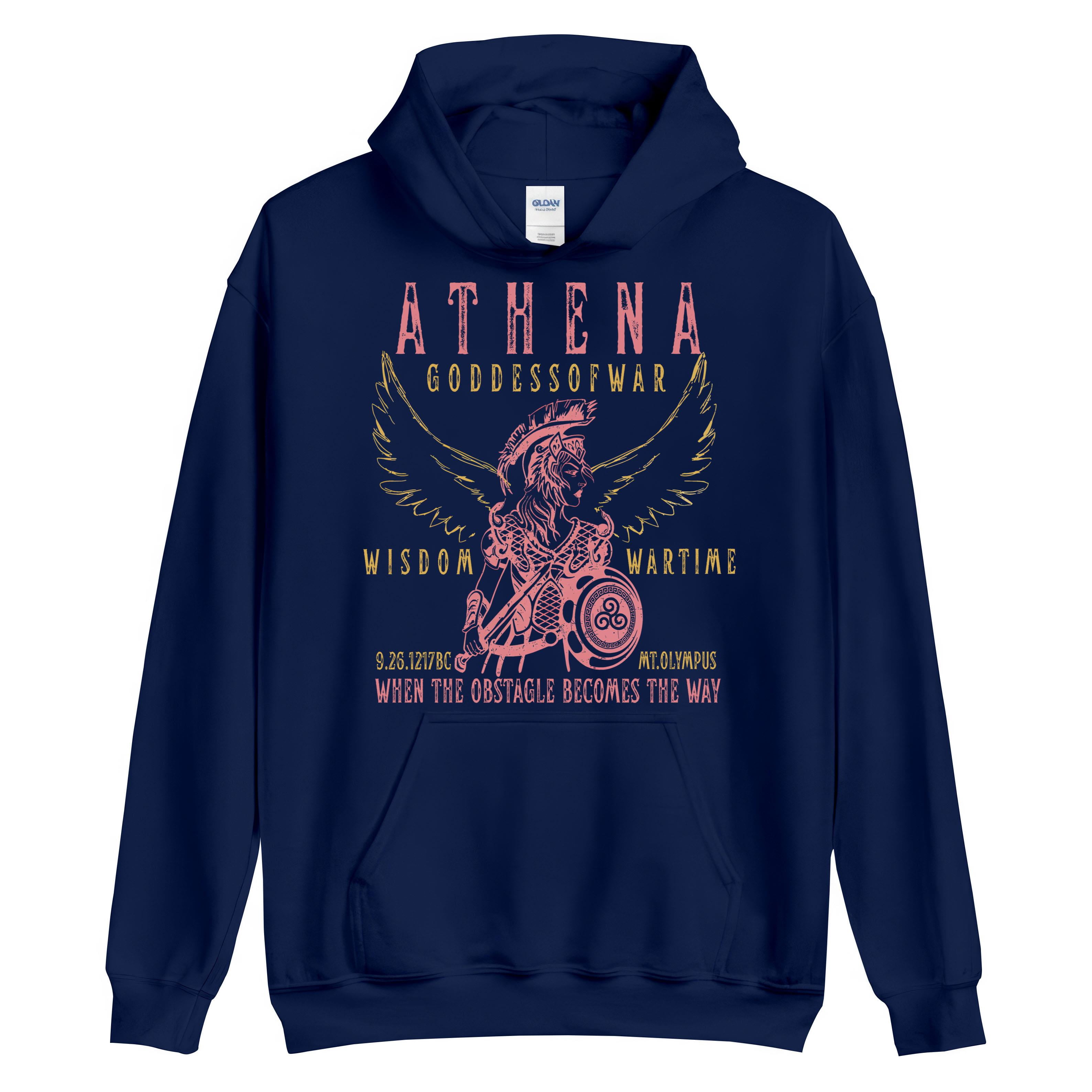 Greek Mythology Inspired Band Style Tee, Athena Goddess of War Theme