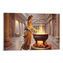 Greek Mythology Poster Hestia - Goddess of Hearth Print Photo Art Painting Canvas Poster Home Decorative Bedroom Modern Decor Posters Gifts 24x36inch(60x90cm)