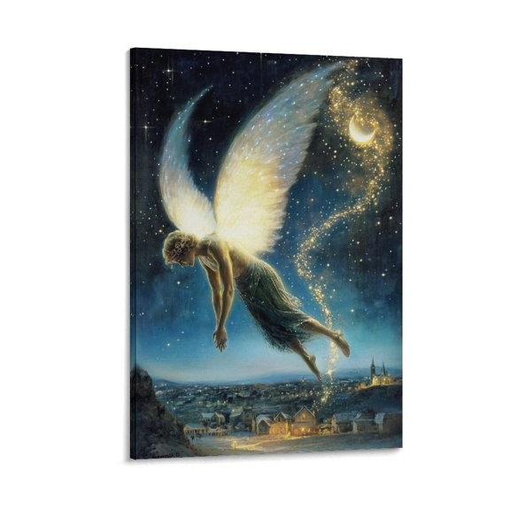 Greek Mythology Poster Hypnos Wall Art, God of Sleep 4 Poster Decorative Painting Canvas Wall Art Living Room Posters Bedroom Painting 20x30inch(50x75cm)