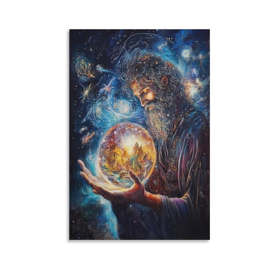 Greek Mythology Poster Morpheus Wall Art God of Dreams 1 Picture Print Wall Art Poster Painting Canvas Posters Artworks Gift Room Aesthetic 16x24inch(40x60cm)