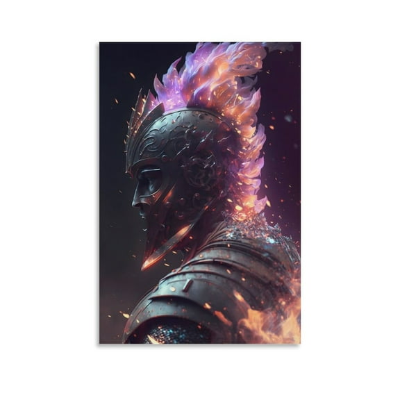 Greek Mythology Poster Warrior Sparta (13) Wall Art Poster Scroll Canvas Painting Picture Living Room Decor Home 08x12inch(20x30cm)