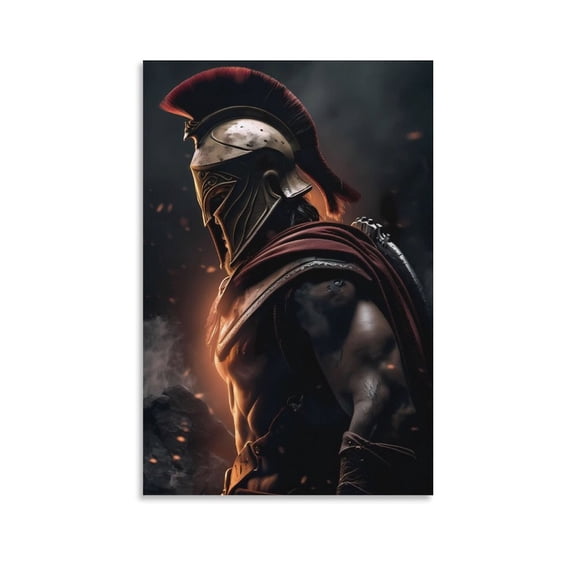 Greek Mythology Poster Warrior Sparta (18) Poster Decorative Painting Canvas Wall Art Living Room Posters Bedroom Painting 08x12inch(20x30cm)